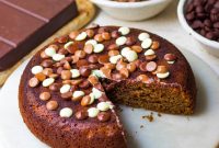 Eggless Coffee Atta Cake Made in a Pan — Moist Quick Recipe