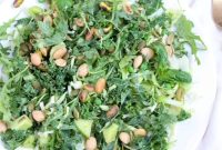 Creamy Green Goddess Salad with Homemade Herb Dressing