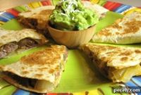 Flank Steak, Caramelized Onion & Extra-Sharp Cheddar Quesadillas