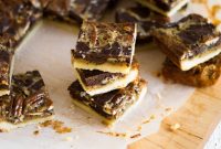 Bourbon Chocolate Pecan Pie Bars Recipe