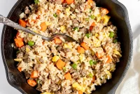 Ground Beef Fried Rice Recipe: Flavorful One-Pan Dinner