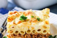 Classic Greek Pastitsio Recipe: Savory Baked Pasta Casserole