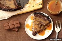 No-Bake Chocolate Banana Caramel Tart Recipe