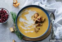 Creamy Roasted Butternut Squash Soup with Sage