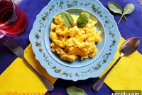 Perfectly Fluffy Scrambled Eggs Recipe with Step-by-Step Video
