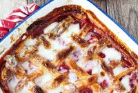 Strawberry Peach Sonker with Creamy Milk Dip