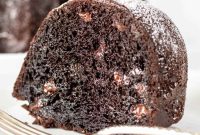 Decadent Triple Chocolate Bundt Cake Recipe