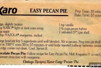 Karo Pecan Pie Recipe with Simple Glaze