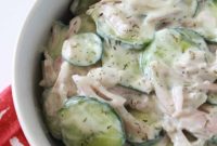 Cucumber Salad with Tangy Pickled Shallots