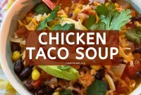 Low-Calorie Chicken Taco Soup — 125 Calories, 15g Protein
