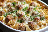 Swedish Meatball Noodle Casserole Recipe for Dinner