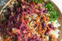 Cranberry-Dressed Crispy Rice Salad for Holiday Gatherings