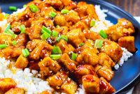 Crispy Firecracker Tofu with Spicy Sweet Chili Sauce