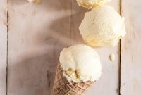 Orange Creamsicle Ice Cream with Rum — Adult Dessert Recipe