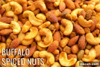 Crispy Buffalo-Spiced Nuts Recipe for Game Day Snacks