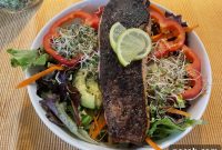 Crispy-Skinned Salmon Salad with Lemon-Dill Vinaigrette