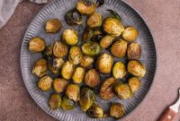 Maple-Balsamic Roasted Brussels Sprouts Recipe for Fall sides