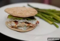 Greek-Style Turkey Burger with Tzatziki and Feta