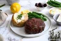 Pan-Seared Filet Mignon with Garlic-Herb Butter Baste