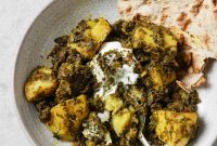 Authentic Aloo Methi (Potato & Fenugreek Leaves) Recipe from Mom-in-Law