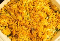 Crispy Green Bean Casserole in the Air Fryer (Also Oven)