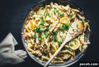 Creamy Lemon Vodka Salmon Pasta Recipe