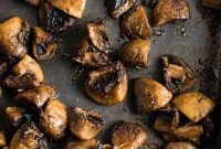 Quick Oven-Roasted Mushrooms with Garlic and Herbs