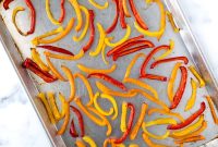 Crispy Oven-Roasted Peppers with Garlic and Herbs