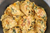 Creamy Mustard Spinach Chicken Thighs Recipe