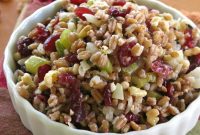 Hearty Farro Pilaf with Roasted Vegetables and Herbs