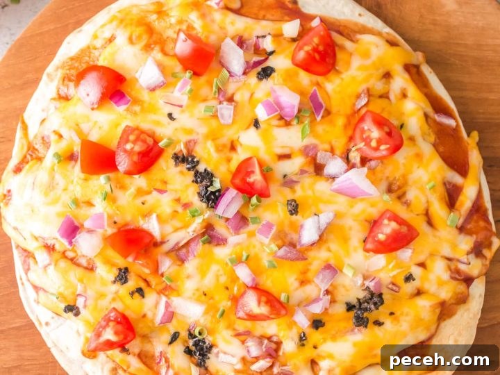 Image for Air Fryer Mexican Pizza