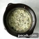 slow cooker spinach artichoke dip