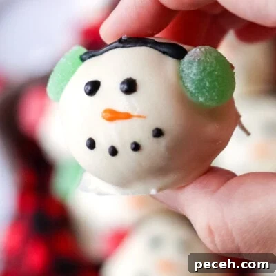 Snowman Brownie Bombs Feature
