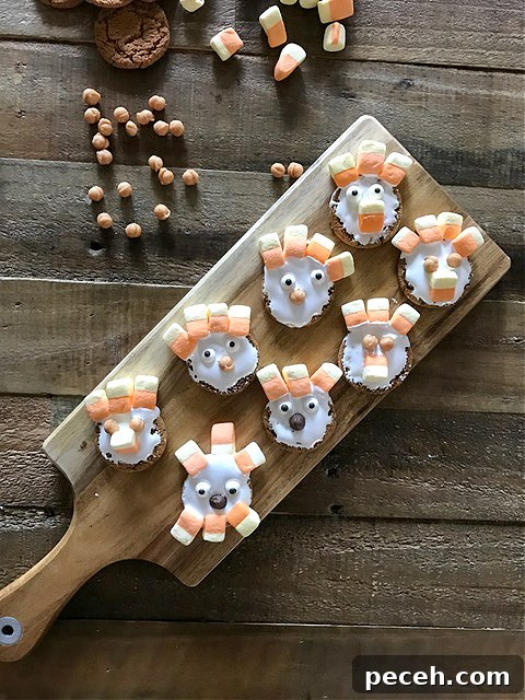 No-Bake Thanksgiving Cookies: Simple No-Bake Treat Ideas 2 No bake turkey cookies