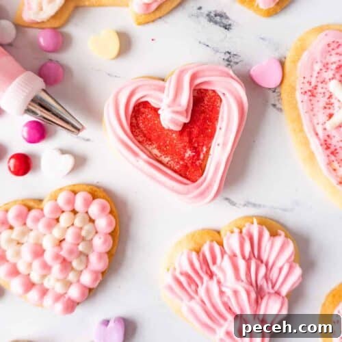 Best valentine's heart sugar cookies featured image
