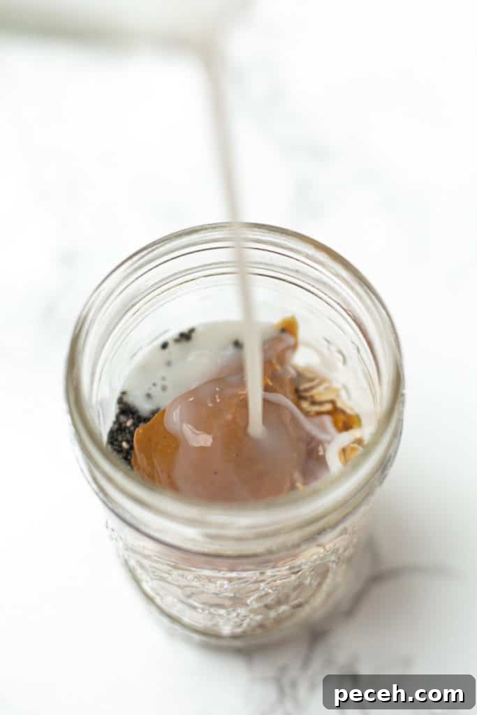 Making overnight oats