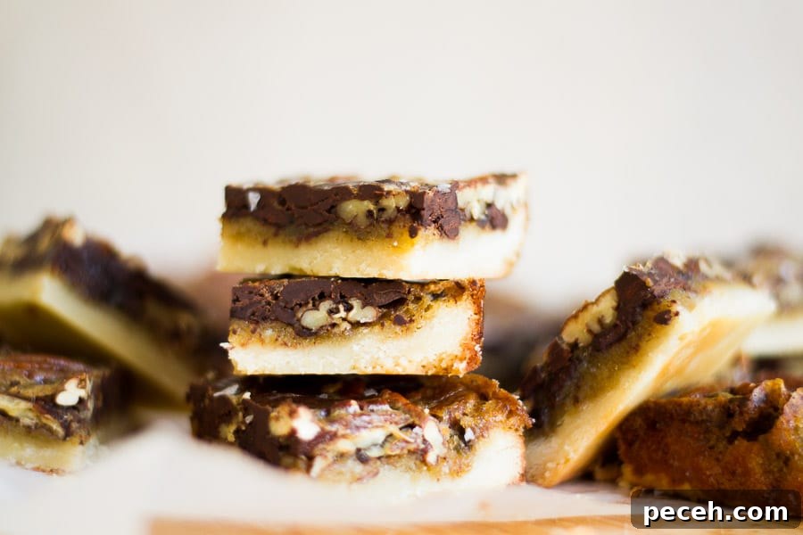 Bourbon Chocolate Pecan Pie Bars Recipe 4 Bourbon-Chocolate Pecan Pie Bars | Sarcastic Cooking