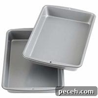 Wilton Recipe Right Non-Stick 9 x 13-Inch Oblong Cake Pan, Multipack of 2