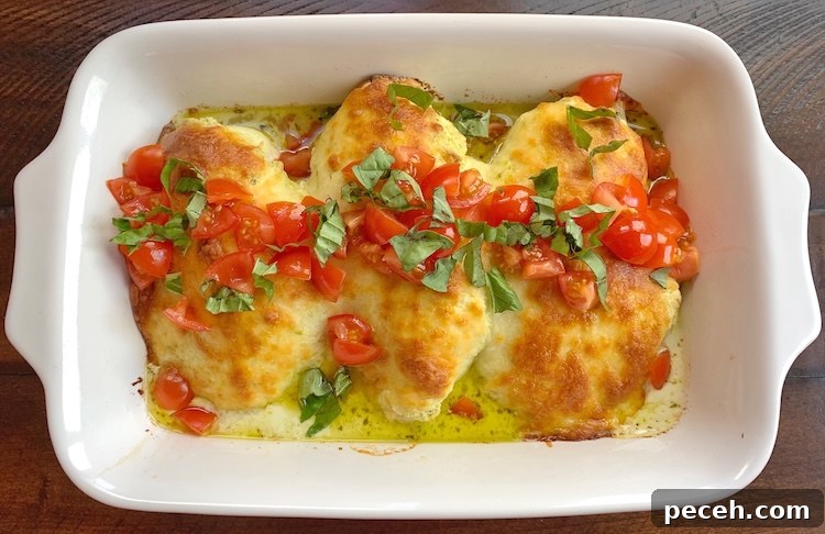 Creamy Pesto Baked Chicken Recipe with Garlic Parmesan Crust 5 img 12103 4