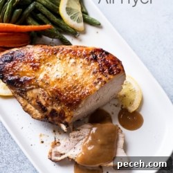 Air Fried Turkey Breast Recipe in the Air Fryer with Lemon Pepper or Herbs | @BestRecipeBox