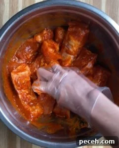 Dwaeji Galbi Pork Ribs Recipe: Ham Ji Park Copycat Version 6 Ribs with marinade