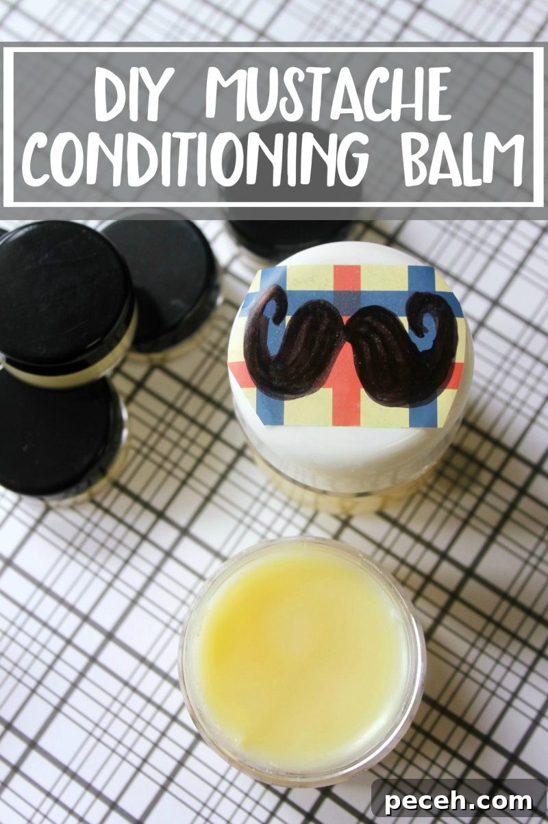If you’re sick of the standard Father’s Day gift ideas, try something new! This Father’s Day, give Dad or Grandpa this DIY All Natural Mustache and Beard Balm! You can make this for him with just a few ingredients and his facial hair will feel soft and smell great all year!