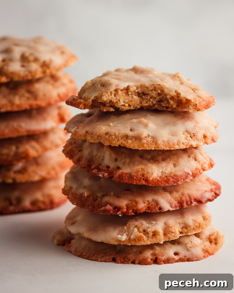 Low Carb Iced Oatmeal Cookies
