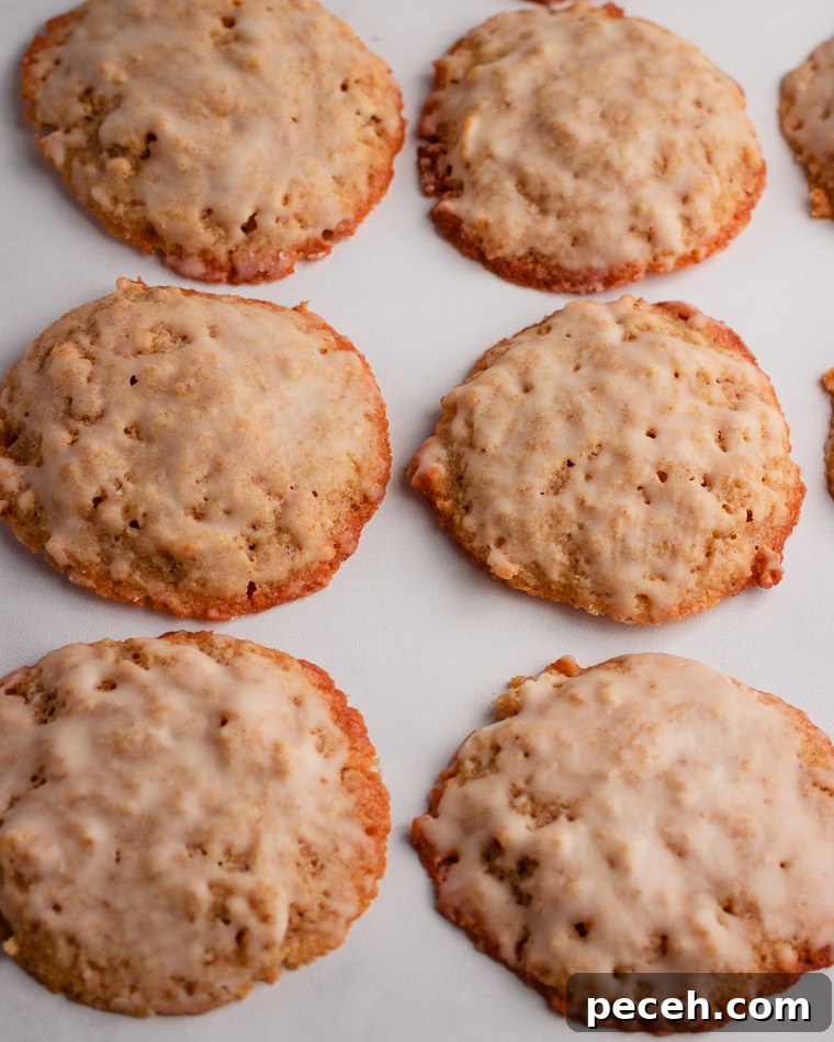 Low Carb Oatmeal Cookies with Icing