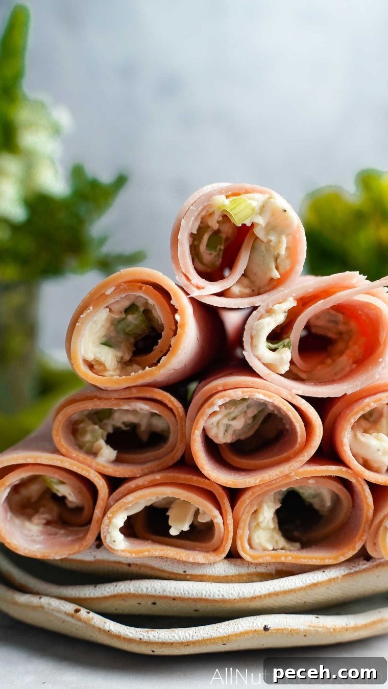 21 High-Protein, Low-Carb Summer Snacks for Hot Days 12 ham roll ups