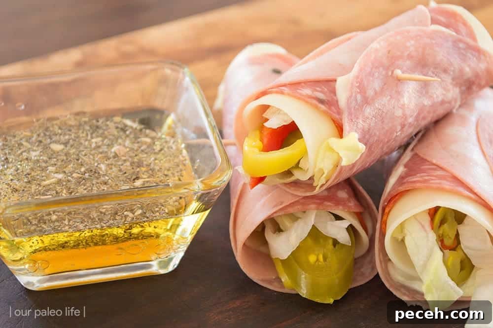 21 High-Protein, Low-Carb Summer Snacks for Hot Days 17 Italian Sub Roll-Up