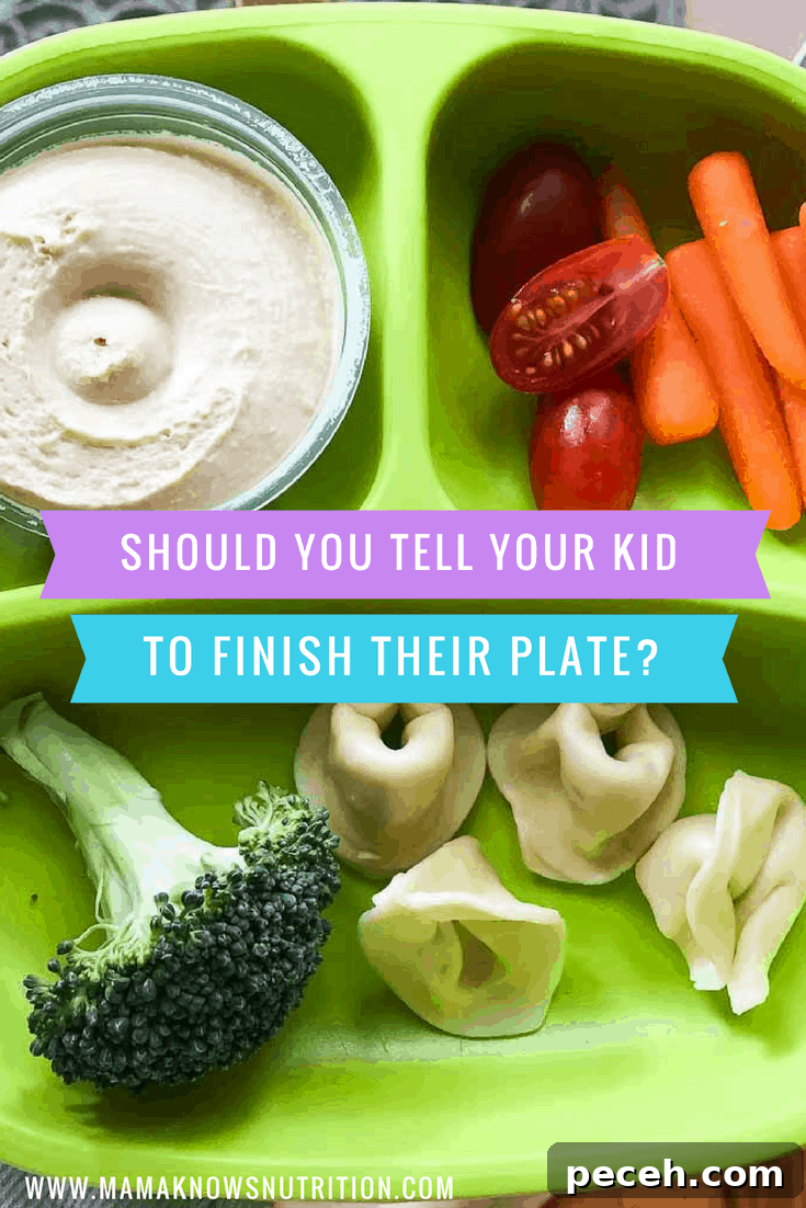 Should You Always Finish Everything on Your Plate? 2 Should you tell your kid to finish their plate? | mamaknowsnutrition.com