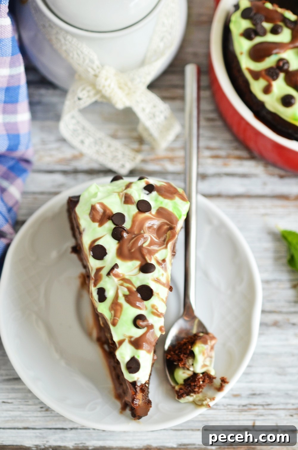 Decadent Deep Dish Chocolate Poke Cake Recipe 4 Chocolate Poke Cake With Cheesecake Layer