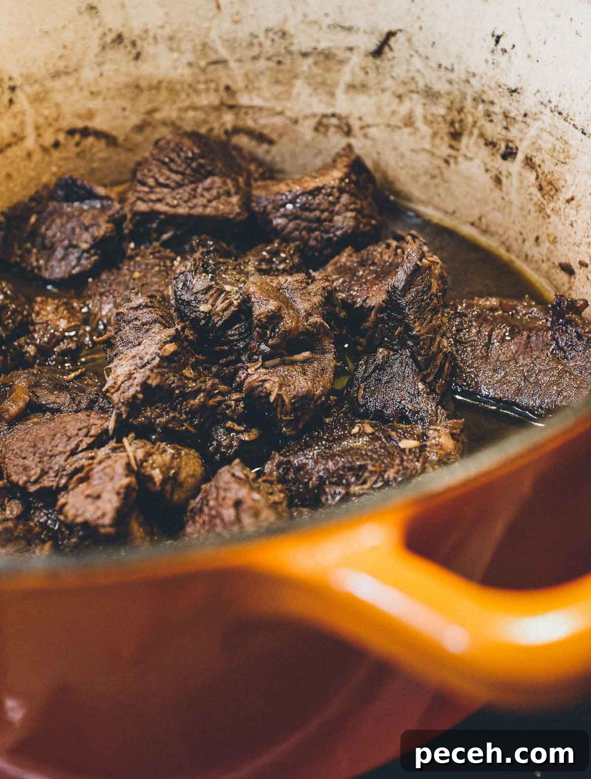 Peposo Alla Fornacina (Tuscan Beef Stew) | cookeatworld.com Peposo Alla Fornacina (Tuscan Beef & Black Pepper Stew)