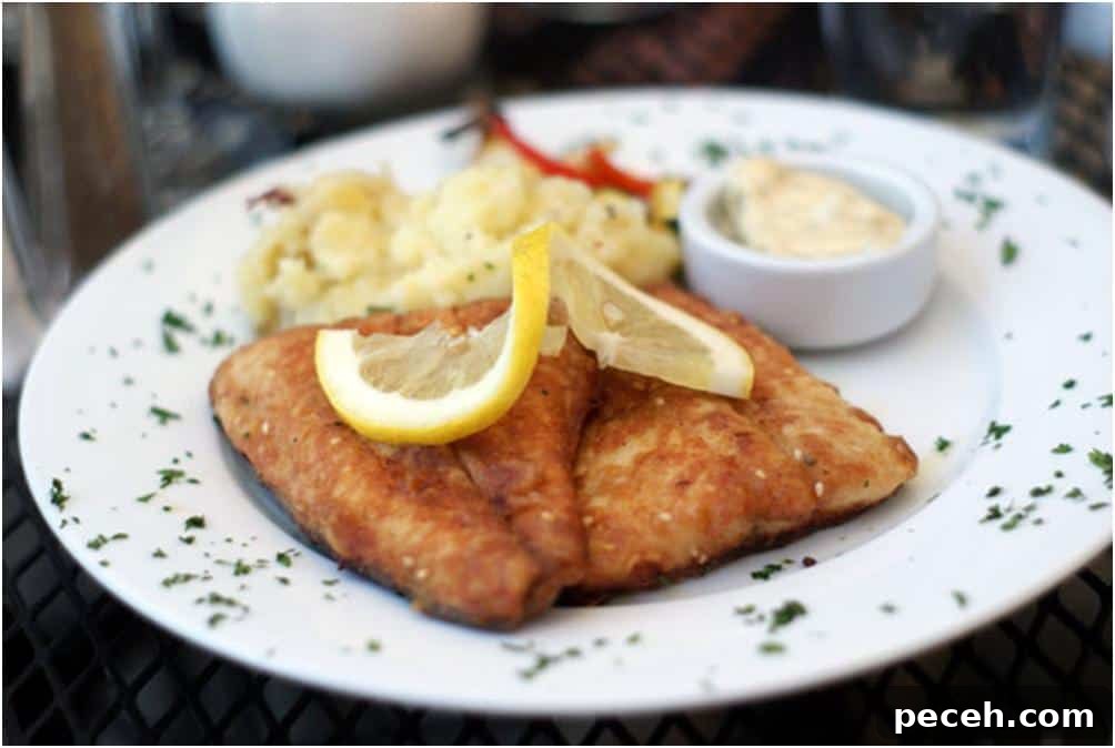 Discover Michigan: Road Trips, Lakes and Outdoor Activities 11 fried white fish on a white plate